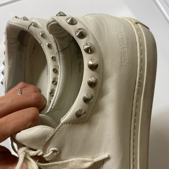 Zadig and Voltaire white sneakers - Picture 4 of 5